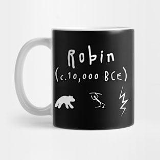 Robin - Ghosts - white Mug